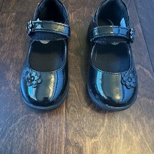 Stride Rite Girls Holly Mary Jane Black Patent Leather